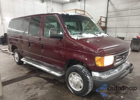 2007 Ford E-350 Super Duty Xl/Xlt z USA, uszkodzony, nr VIN 1FBNE31L77DA54002